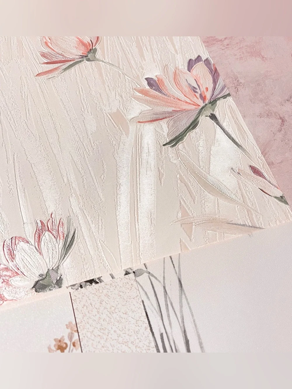 10 Assorted Designer Wallpaper Sample DIY Sheets Painted Floral Botanical Panels
